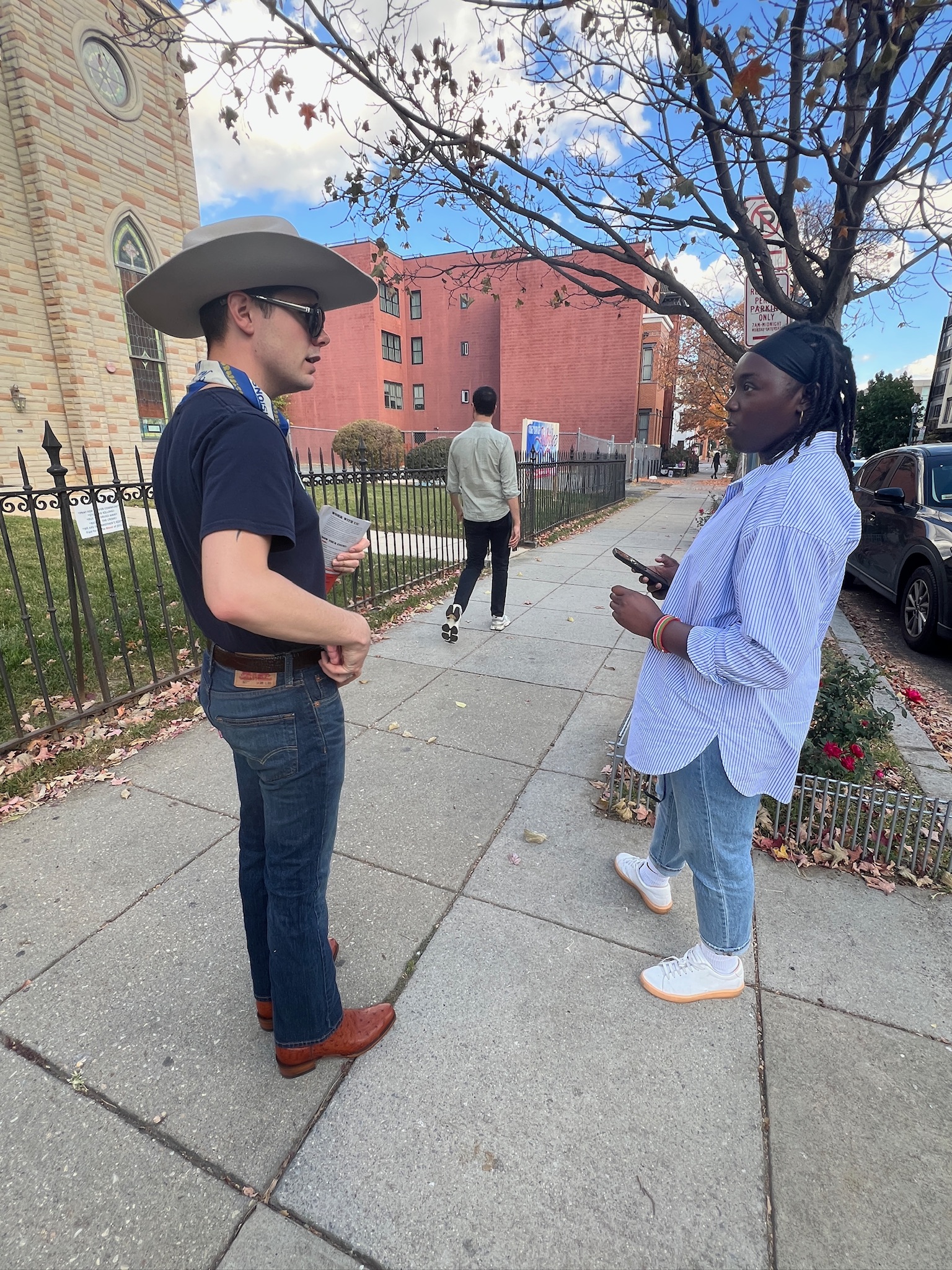 Steven McCarty out in the neighborhood